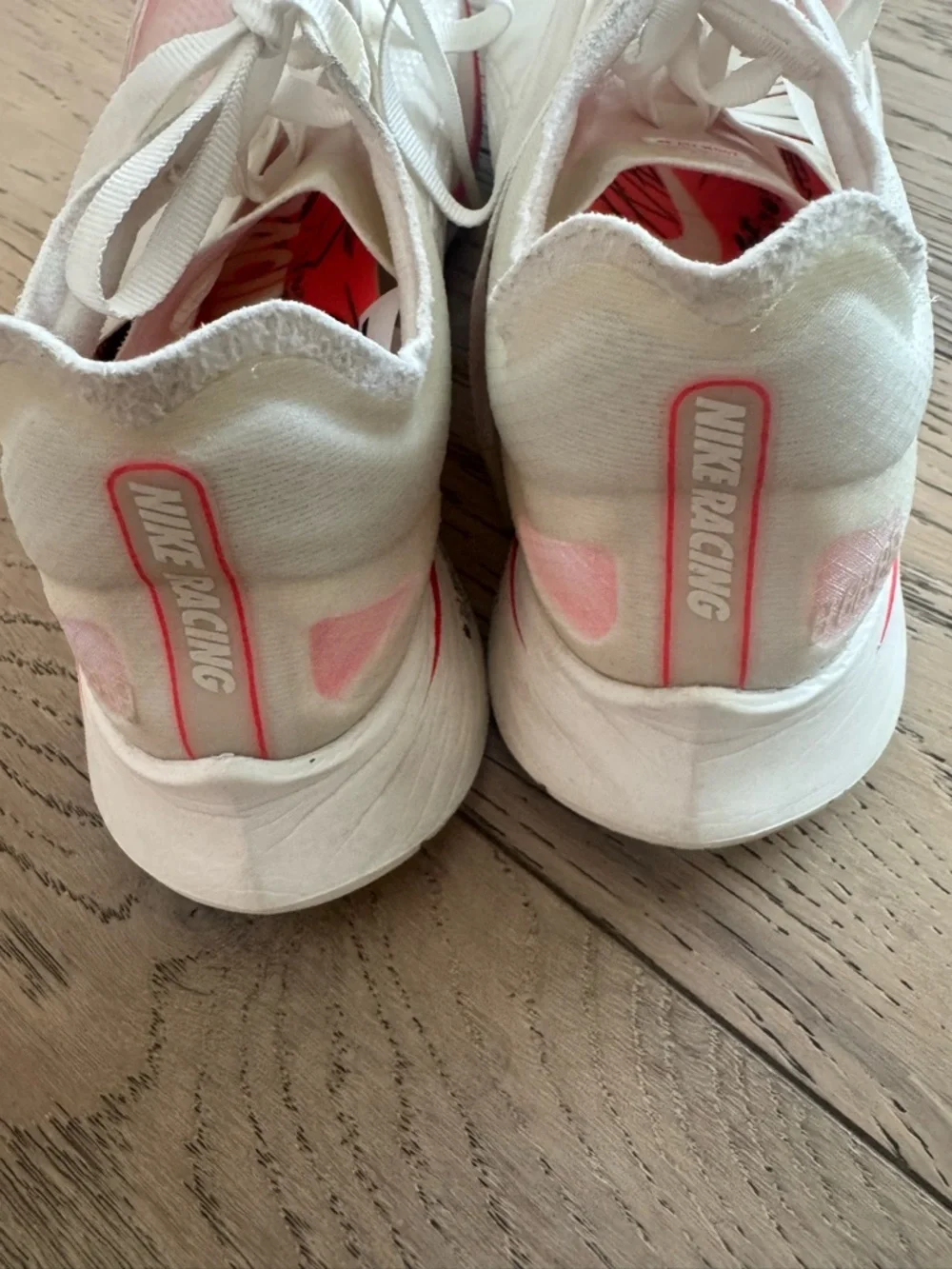 Nike Zoom Fly SP AJ8229 106 White Sail Bright Crimson US Size 9